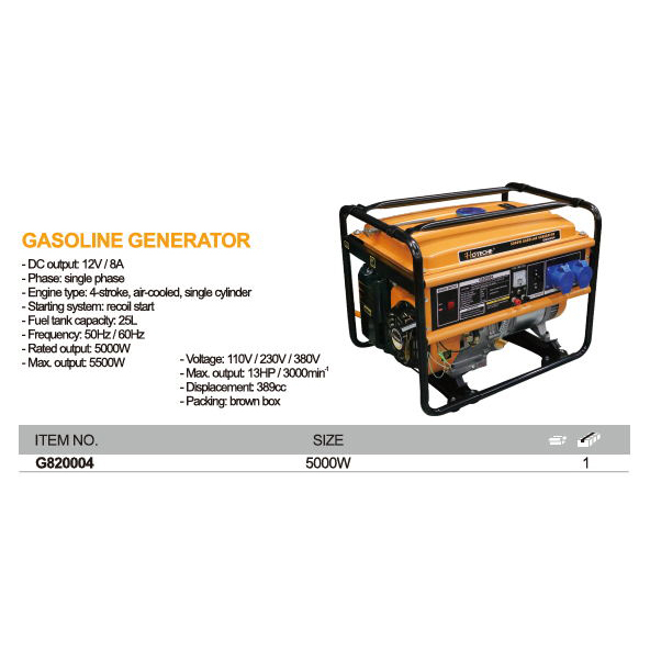 БЕНЗИНОВЫЙ ГЕНЕРАТОР