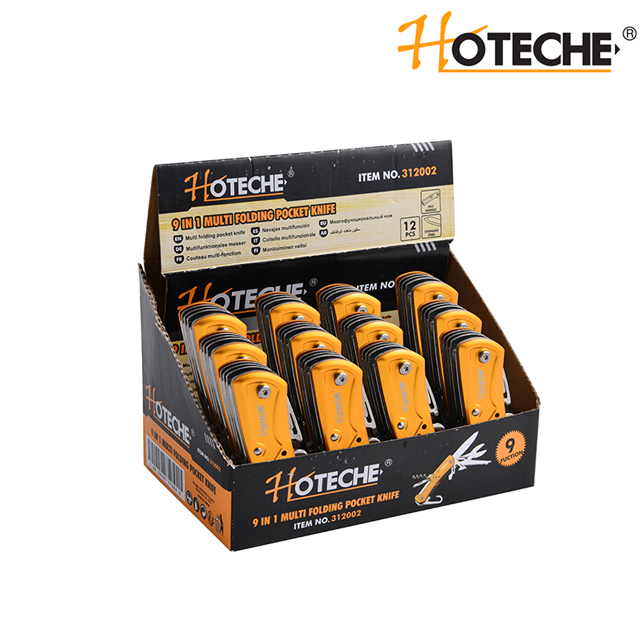 МУЛЬТИСКЛАДНОЙ КАРМАННЫЙ НОЖ 9 В 1